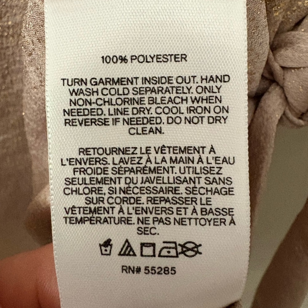 Express Tan/Gold Cami - Picture 8 of 8